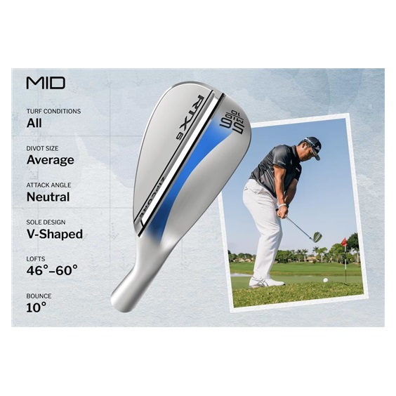 Cleveland RTX 6 ZipCore Black Satin wedge