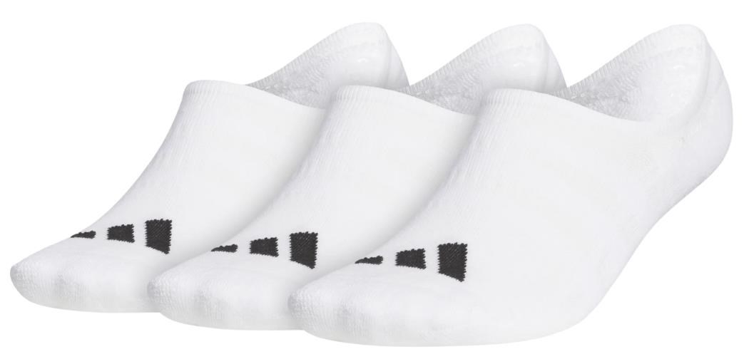 Adidas No Show pánské ponožky, 3páry, bílé