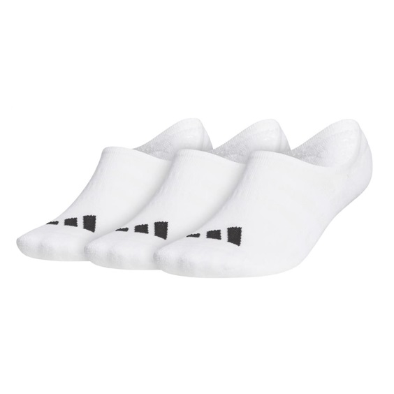 Adidas No Show pánské ponožky, 3páry, bílé