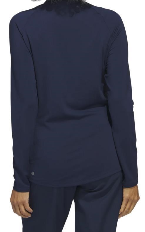 Adidas Solid Quarter Zip Long Sleeve dámská mikina, tmavě modrá