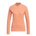 Adidas Solid Quarter Zip Long Sleeve dámská mikina, coral fusion