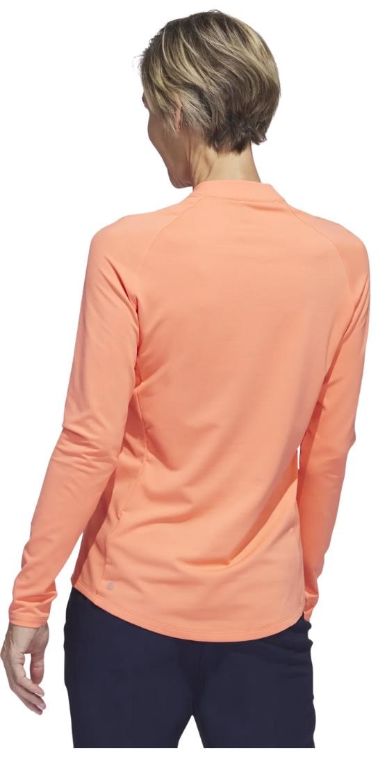 Adidas Solid Quarter Zip Long Sleeve dámská mikina, coral fusion