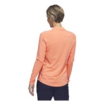 Adidas Solid Quarter Zip Long Sleeve dámská mikina, coral fusion
