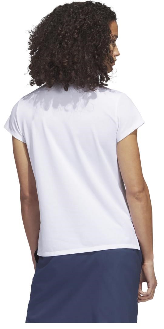 Adidas Go-To Heathered dámské polo, bílé