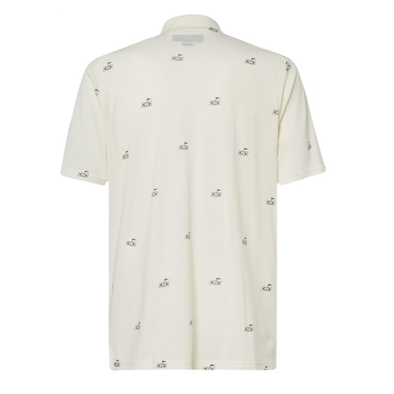 Oakley Golf Flag Pattern pánské polo, arctic white