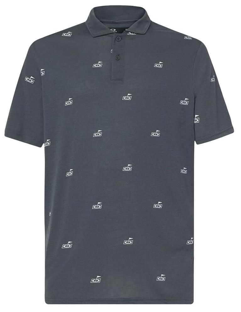 Oakley Golf Flag Pattern pánské polo, dark slate