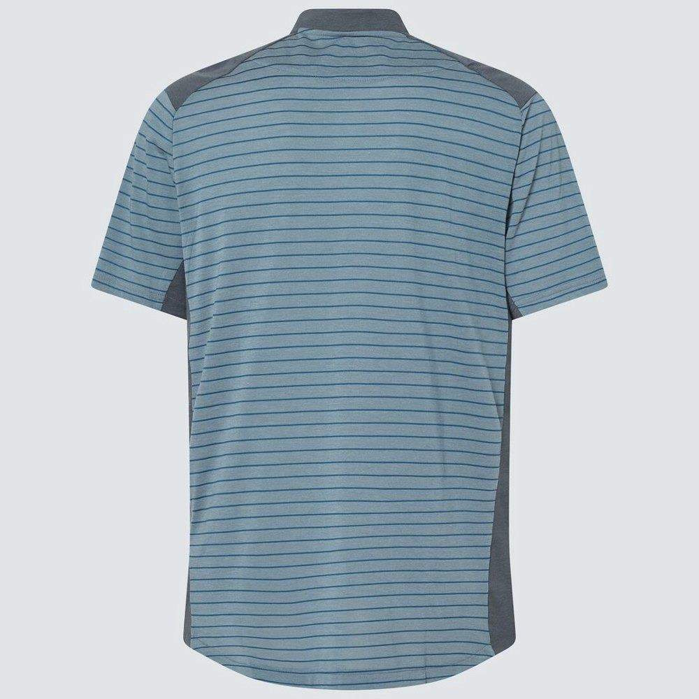 Oakley Fringe Stripe pánské polo, dark slate