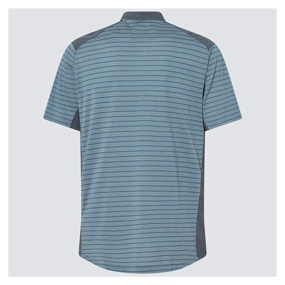 Oakley Fringe Stripe pánské polo, dark slate