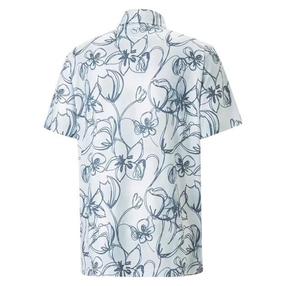 Puma Cloudspun Stems pánské polo, bílé