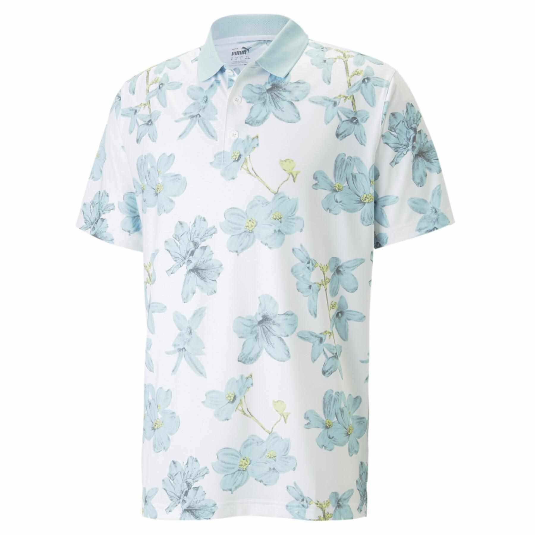 Puma Mattr Verdant pánské polo, bílo/modré