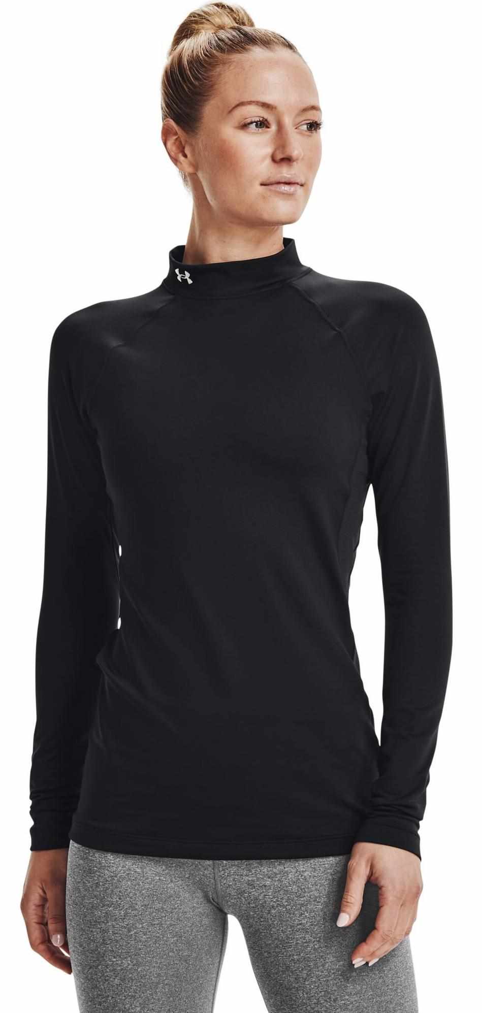 Under Armour Authentics Mockneck dámské thermo tričko, černé