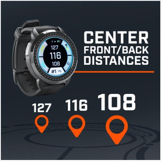 Bushnell iON Elite GPS golfové hodinky, černé