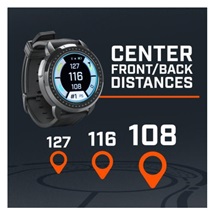 Bushnell iON Elite GPS golfové hodinky, černé