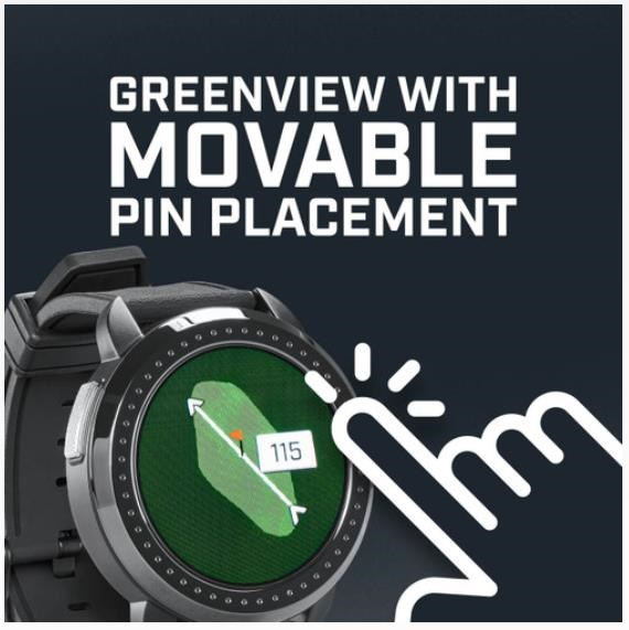 Bushnell iON Elite GPS golfové hodinky, černé