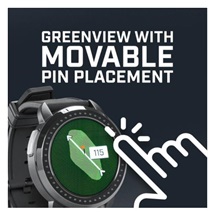 Bushnell iON Elite GPS golfové hodinky, černé