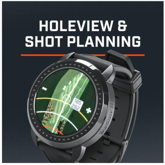 Bushnell iON Elite GPS golfové hodinky, černé