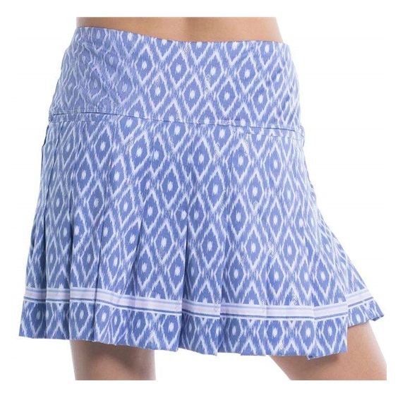 Lucky in Love Ikat Pleated golfová sukně, fialová