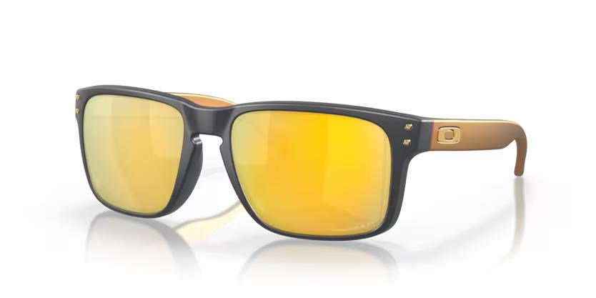 Oakley Holbrook Steel Colection Matte Carbon Prizm 24K Polarized