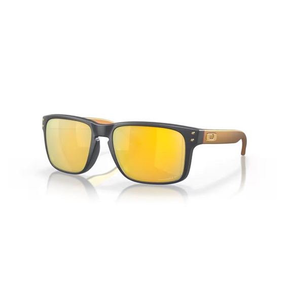 Oakley Holbrook Steel Colection Matte Carbon Prizm 24K Polarized