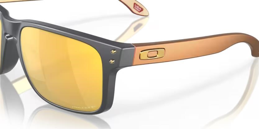 Oakley Holbrook Steel Colection Matte Carbon Prizm 24K Polarized