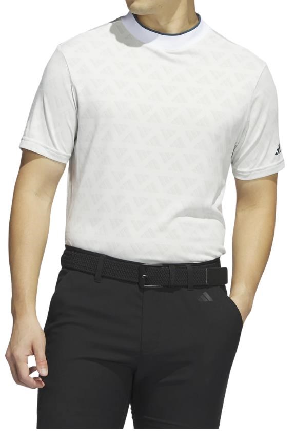 Adidas Adi Jacquard pánské polo, šedé