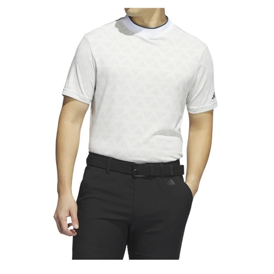Adidas Adi Jacquard pánské polo, šedé