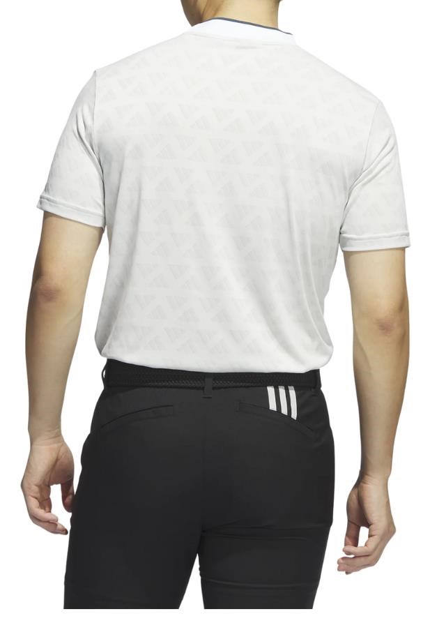 Adidas Adi Jacquard pánské polo, šedé