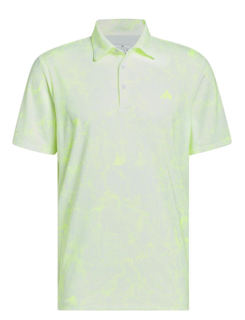 Adidas Ultimate365 Print pánské polo, bílé