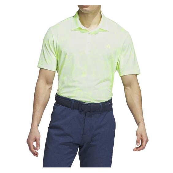 Adidas Ultimate365 Print pánské polo, bílé