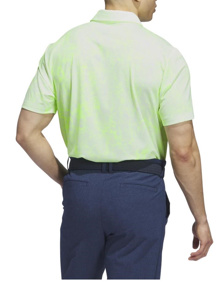 Adidas Ultimate365 Print pánské polo, bílé