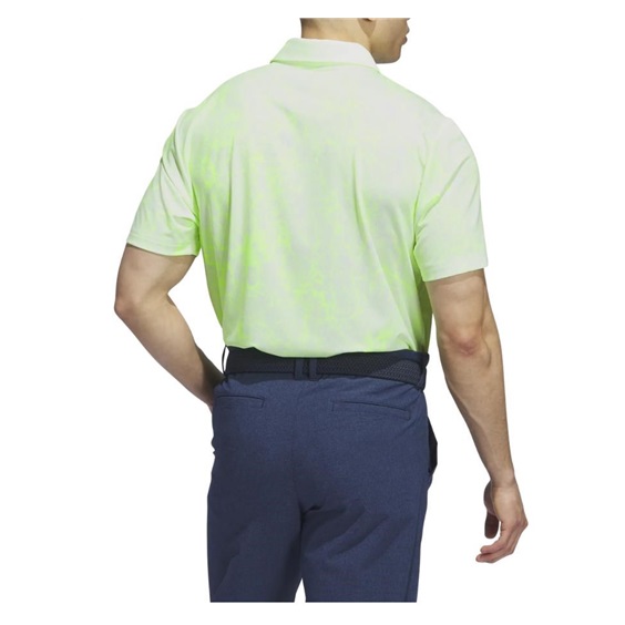 Adidas Ultimate365 Print pánské polo, bílé