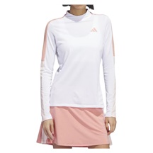 Adidas Nature mock tričko s dlouhým rukávem, bílé