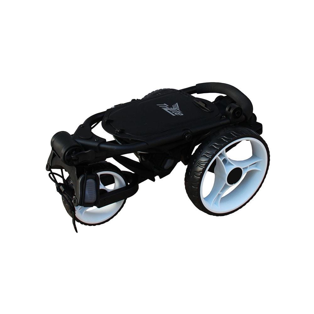 Axglo TriLite manuální golfový vozík, černo/bílý