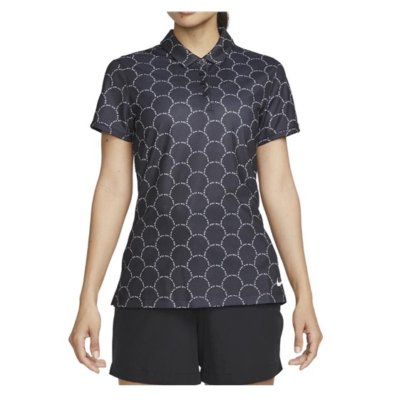 Nike Dri-FIT Victory dámské polo, černo/bílé