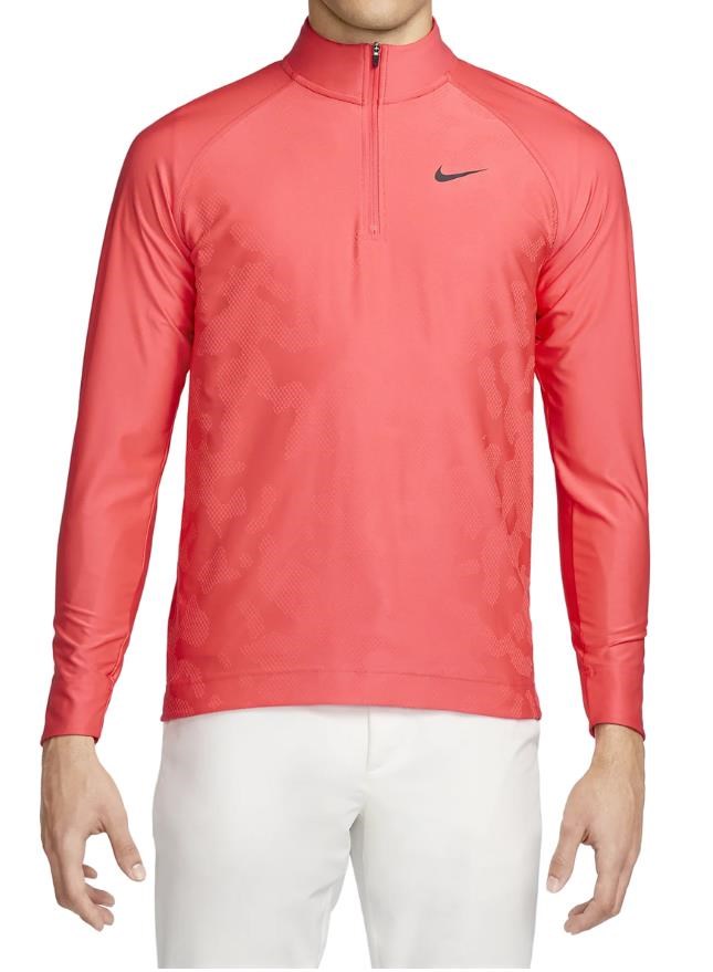 Nike Dri-FIT ADV Tour pánské tričko s dlouhým rukávém, oranžové