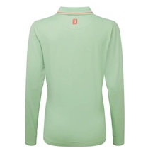 FootJoy Thermal Long Sleeved dámské polo, sage/peach tipping