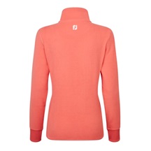 Footjoy Asymmetric Full-Zip Fleece dámská mikina, oranžová