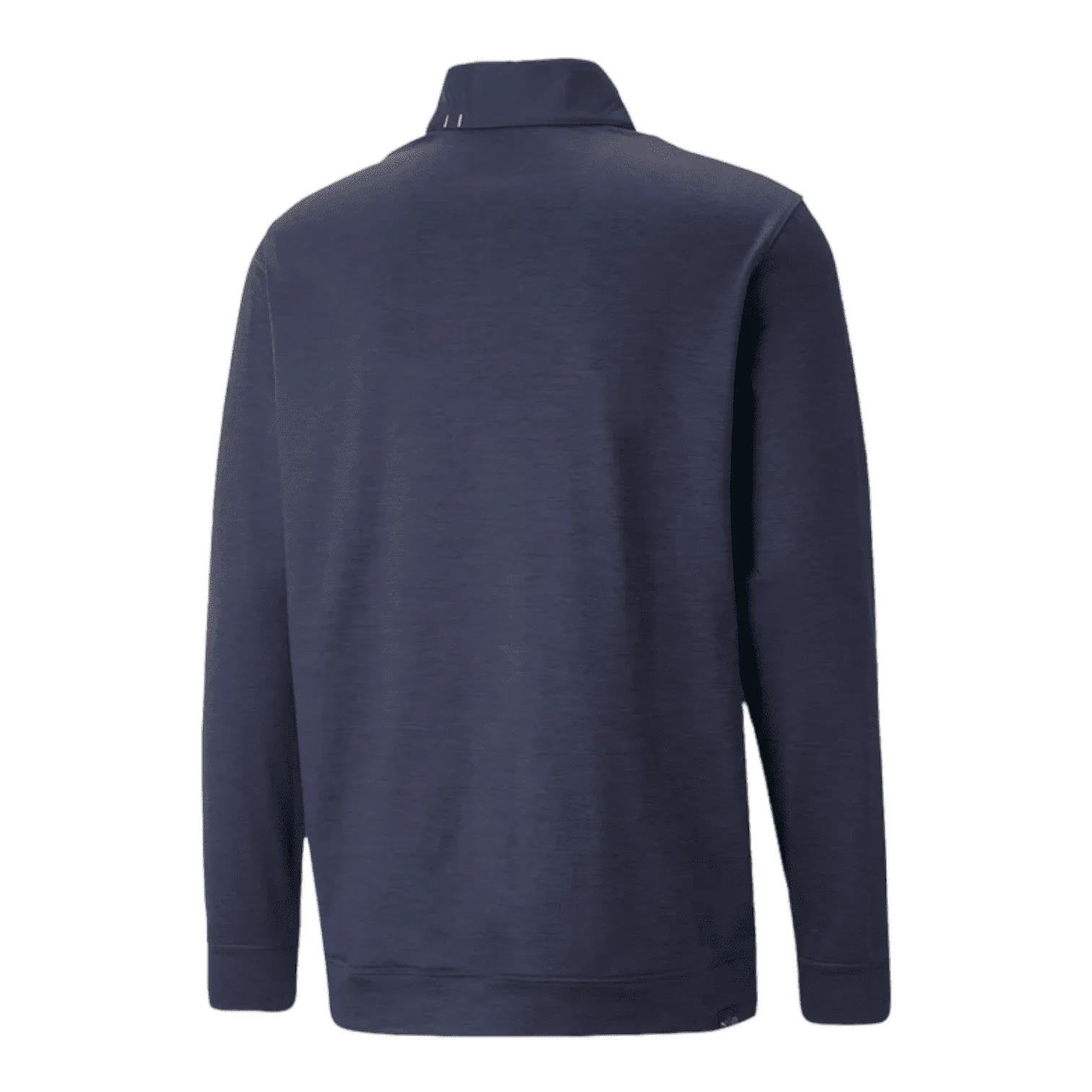 Puma Cloudspun Colorblock 1/4 Zip pánská mikina, tmavě modrá