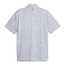 Puma Mattr Palms pánské golfové polo, bílo/modré