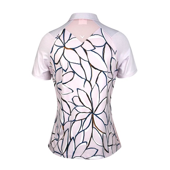 Callaway Linear Floral dámské polo, pink nectar
