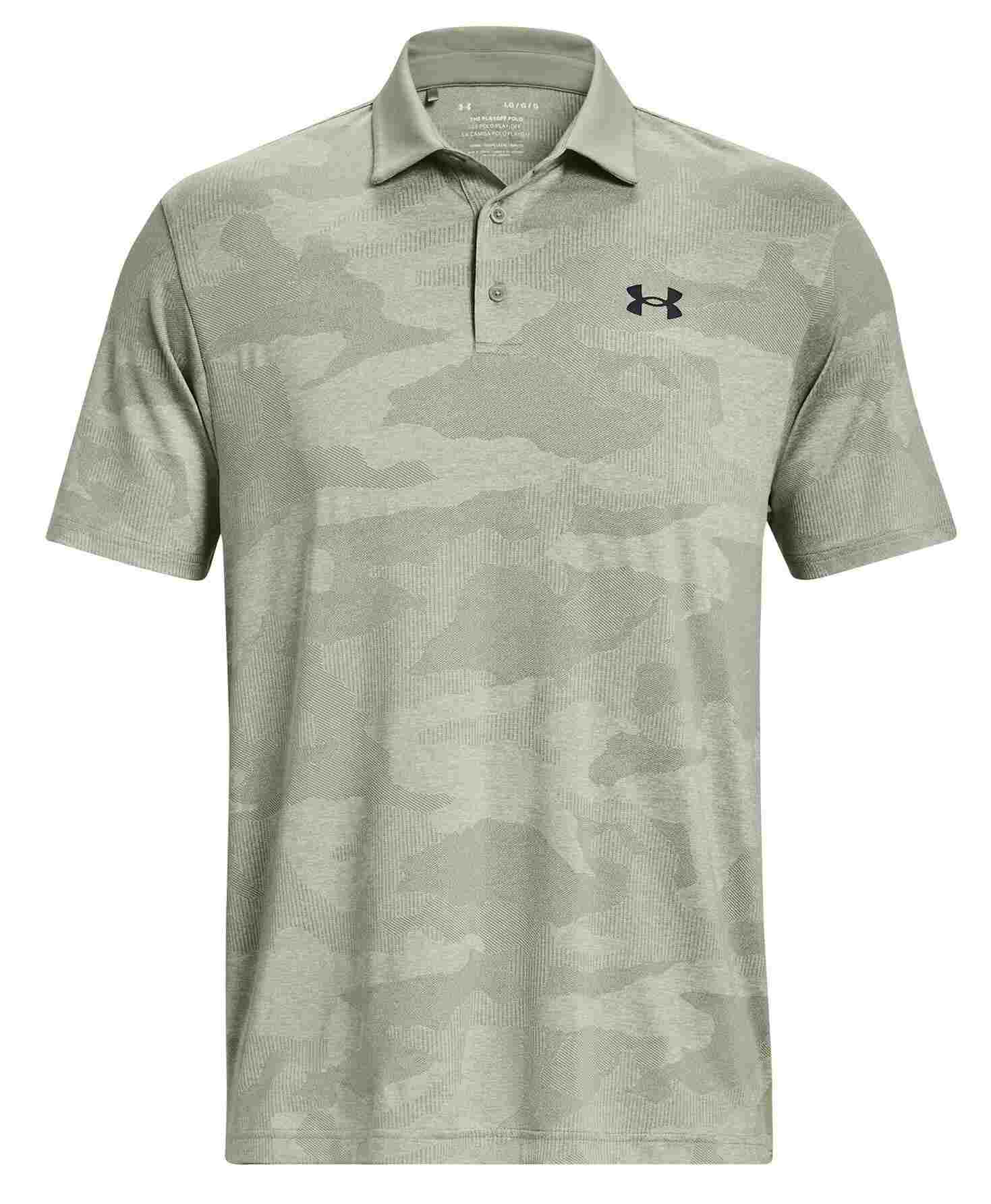 Under Armour Playoff 3.0 Jacquard pánské polo, grove green