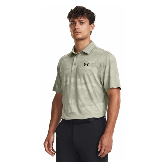 Under Armour Playoff 3.0 Jacquard pánské polo, grove green