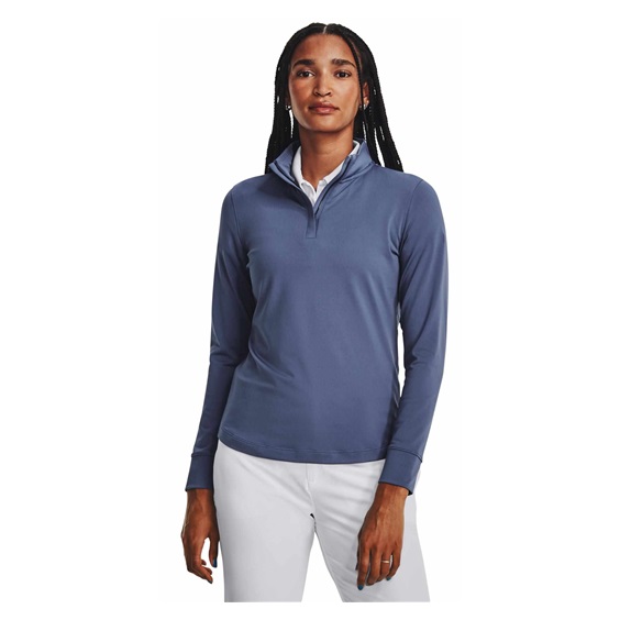 Under Armour Playoff 1/4 Zip dámská mikina, hushed blue