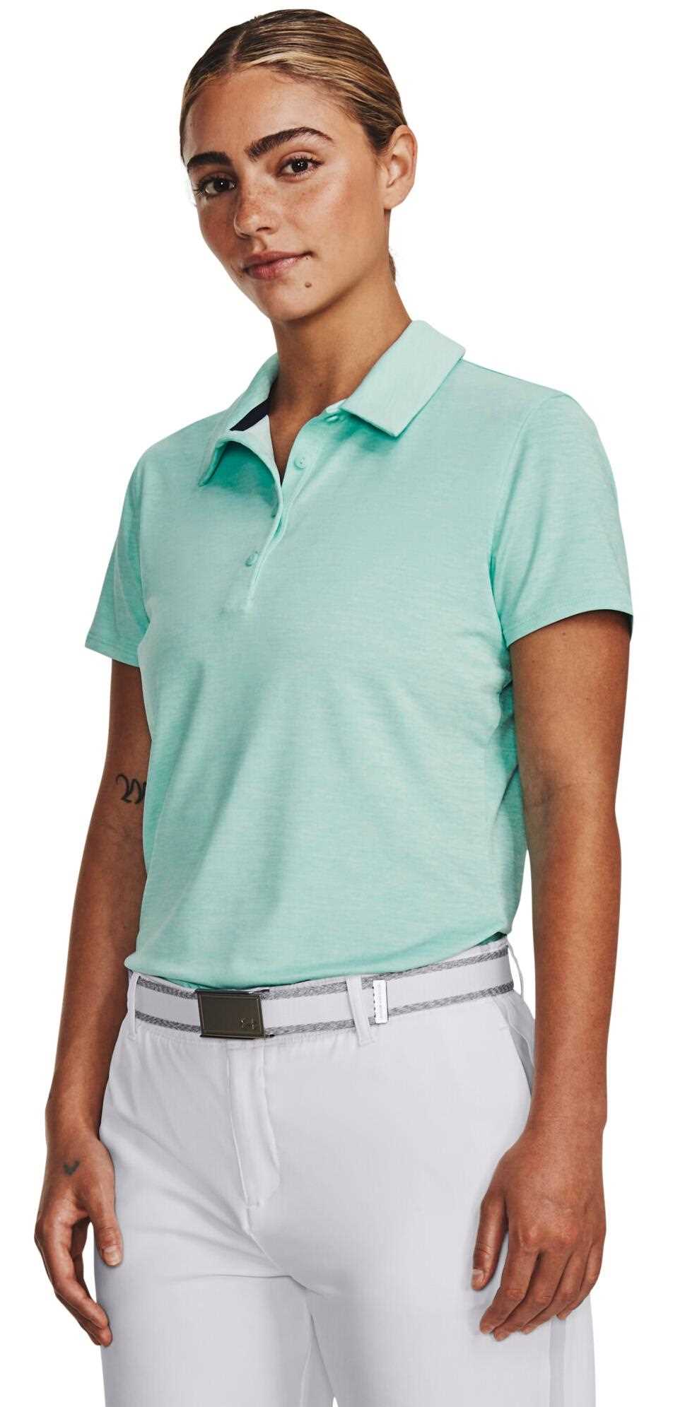 Under Armour Zinger Playoff dámské polo, neo turquoise