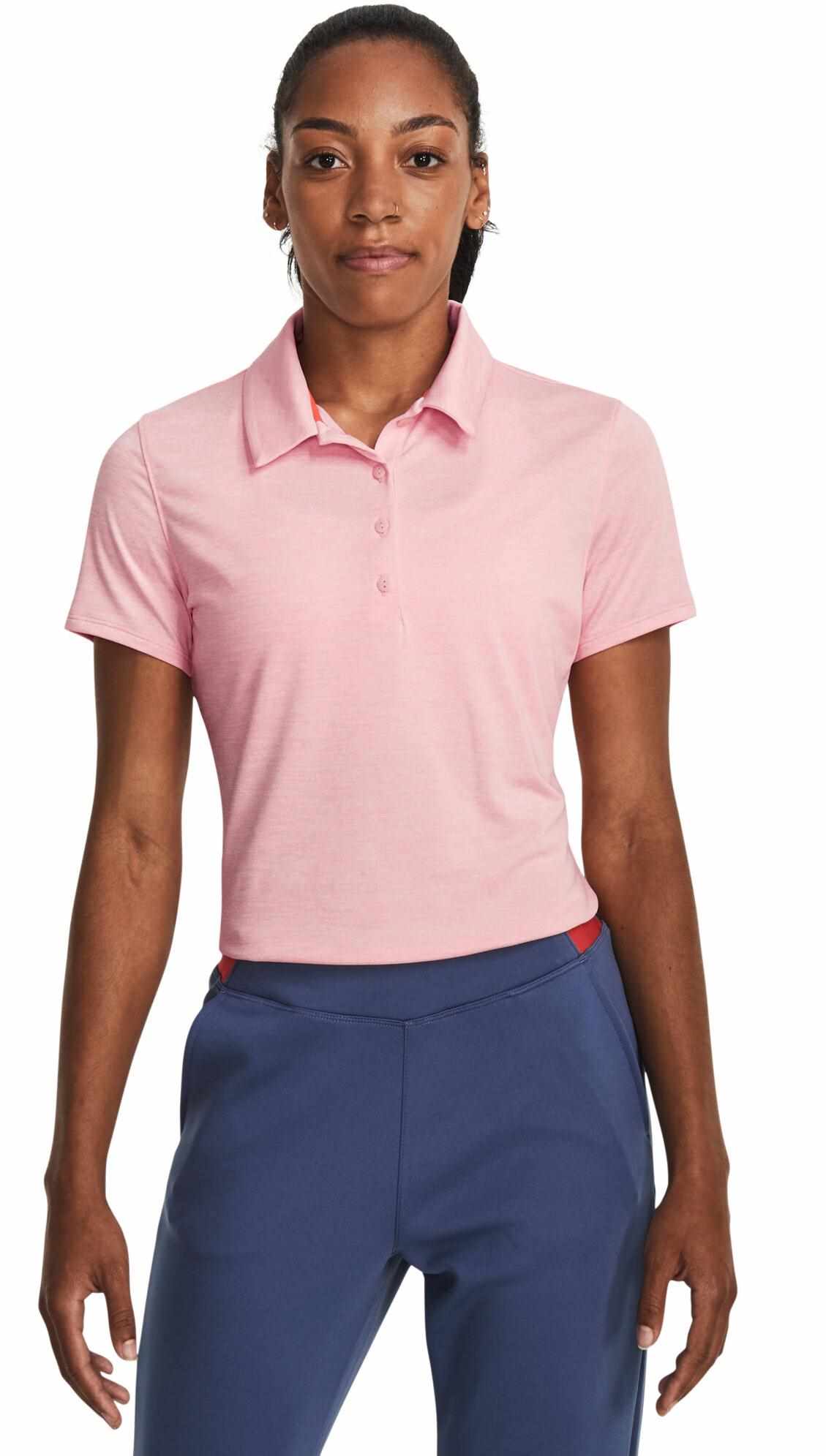 Under Armour Zinger Playoff dámské polo, světle růžové