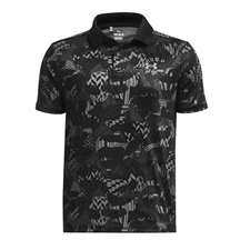 Under Armour Performance Printed dětské polo, černé