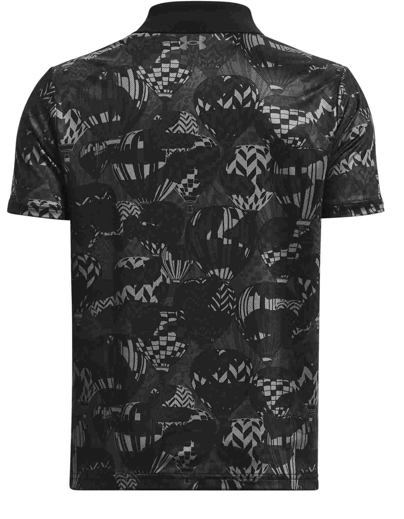 Under Armour Performance Printed dětské polo, černé