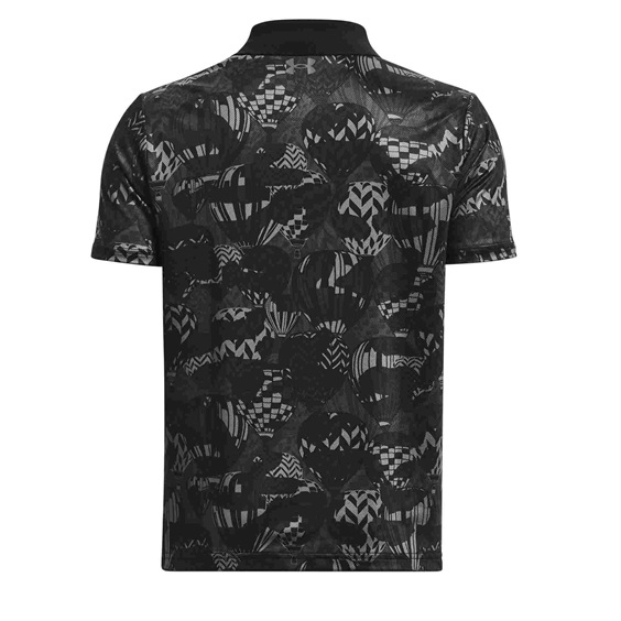 Under Armour Performance Printed dětské polo, černé