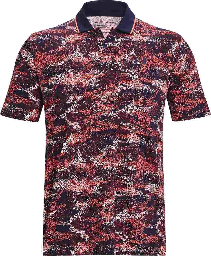 Under Armour Iso-Chill Edge pánské polo, modro/červené