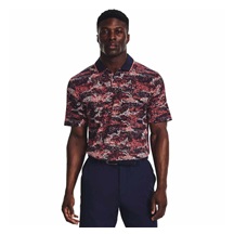 Under Armour Iso-Chill Edge pánské polo, modro/červené